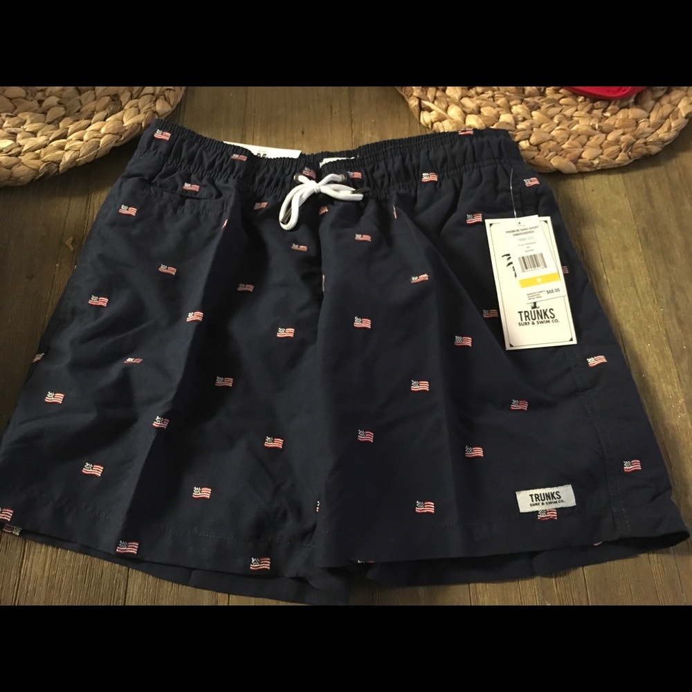 Men’s Trunks American flag board shorts
